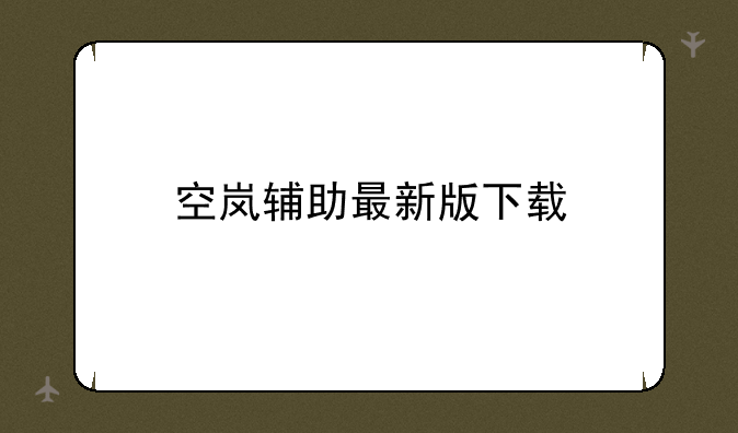 空岚辅助最新版下载